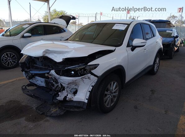 JM3KE4BY1G0733177 2016 MAZDA CX-5 White Front left