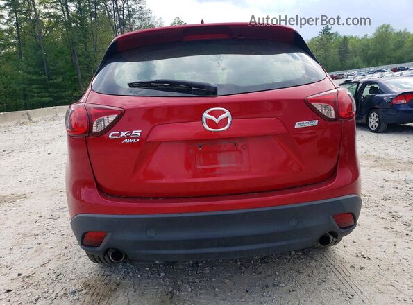 JM3KE4BY3G0608732 2016 MAZDA CX-5 Red Widok z tyłu