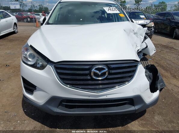 JM3KE4BY4G0920154 2016 MAZDA CX-5 White Դիմացի տեսք