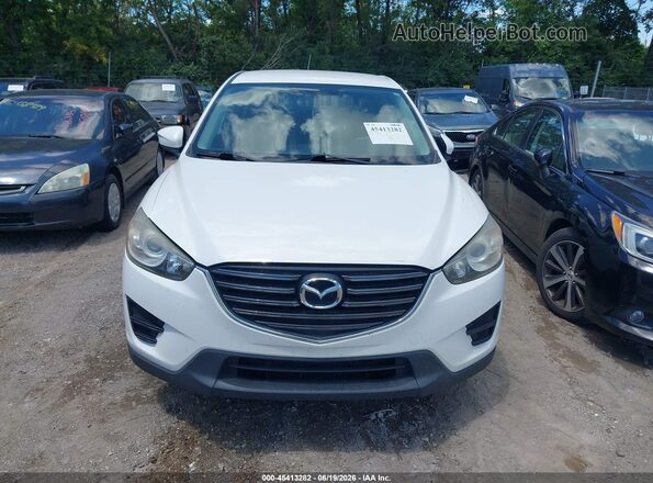 JM3KE4BY5G0620414 2016 MAZDA CX-5 White Widok z przodu