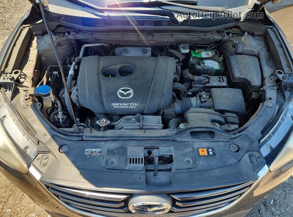 JM3KE4BYXG0788971 2016 MAZDA CX-5 Gray ძრავის განყოფილების ხედი