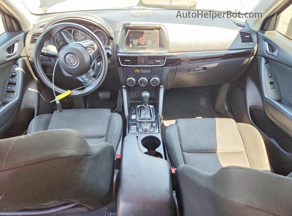 JM3KE4BYXG0788971 2016 MAZDA CX-5 Gray წინა პანელის ხედი