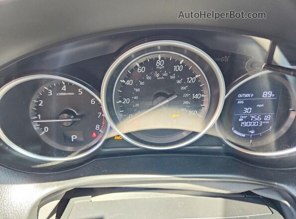 JM3KE4BYXG0788971 2016 MAZDA CX-5 Gray ხელსაწყოთა პანელის ხედი
