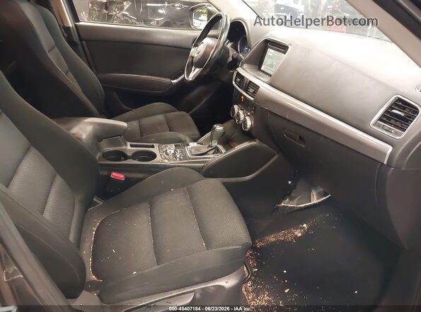 JM3KE4CY0G0888348 2016 MAZDA CX-5 Gray წინა სალონის ხედი
