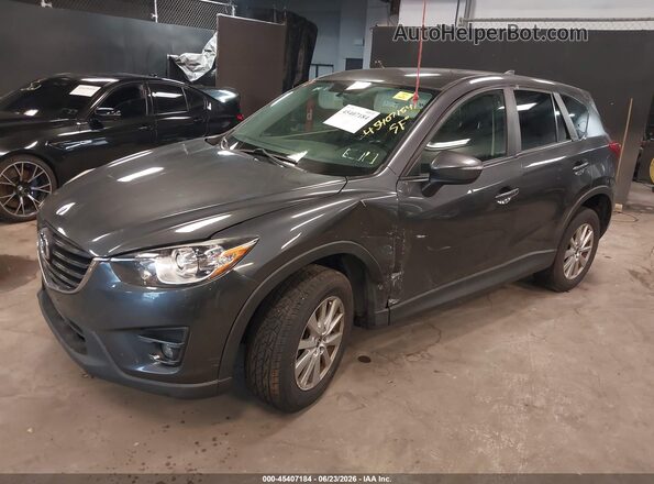 JM3KE4CY0G0888348 2016 MAZDA CX-5 Gray წინა მარცხენა ხედი სამი მეოთხედიდან