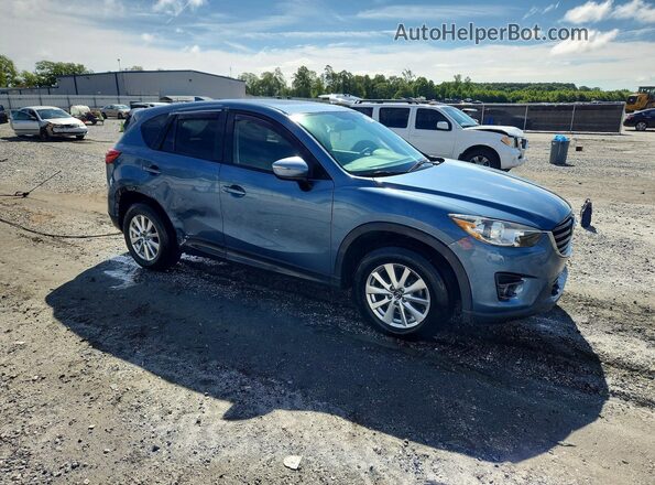 JM3KE4CY2G0667446 2016 MAZDA CX-5 Blue Przód prawy