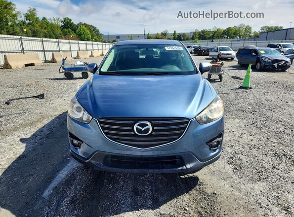 JM3KE4CY2G0667446 2016 MAZDA CX-5 Blue Widok z przodu