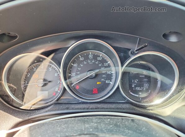 JM3KE4CY2G0667446 2016 MAZDA CX-5 Blue Widok zestawu wskaźników