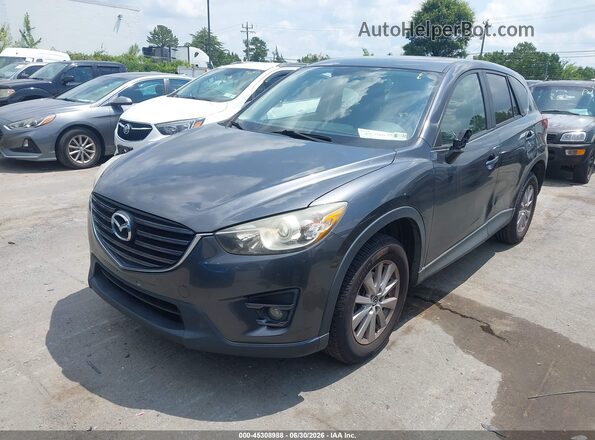 JM3KE4CY3G0703872 2016 MAZDA CX-5 Gray Front left
