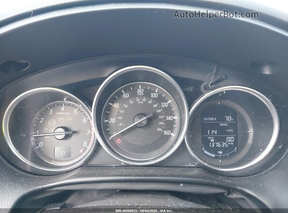 JM3KE4CY5G0914765 2016 MAZDA CX-5 White უკანა სავარძლების ხედი