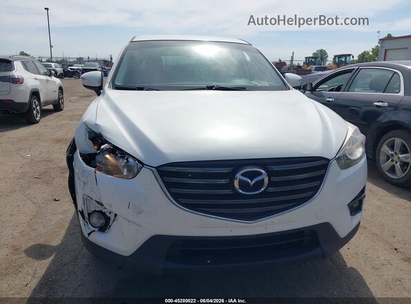 JM3KE4CY5G0914765 2016 MAZDA CX-5 White ხელსაწყოთა პანელის ხედი