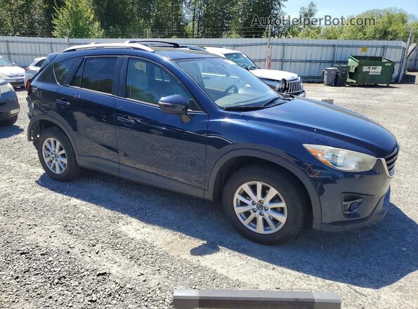 JM3KE4CY7G0921006 2016 MAZDA CX-5 Blue Front right