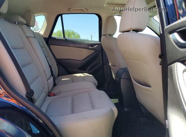 JM3KE4CY7G0921006 2016 MAZDA CX-5 Blue Rear interior view