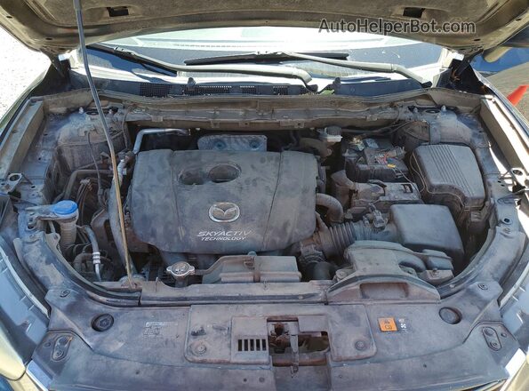 JM3KE4CY7G0921006 2016 MAZDA CX-5 Blue Engine compartment view