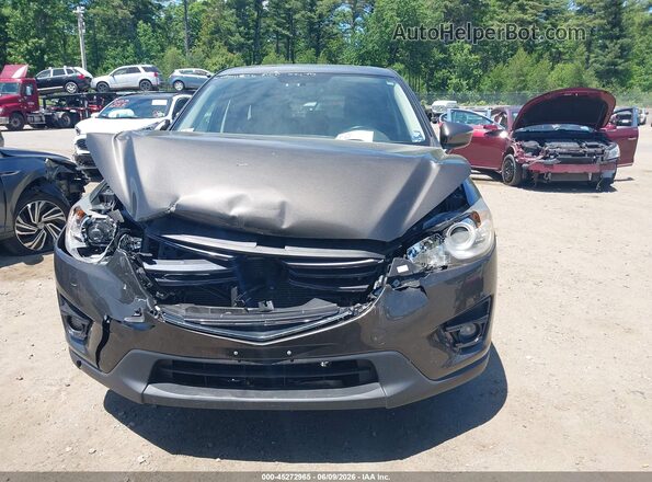 JM3KE4CY9G0629020 2016 MAZDA CX-5 Gray Вид щитка приладів