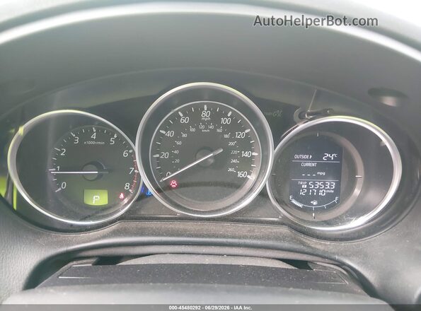 JM3KE4CY9G0653561 2016 MAZDA CX-5 Синий Вид задних сидений