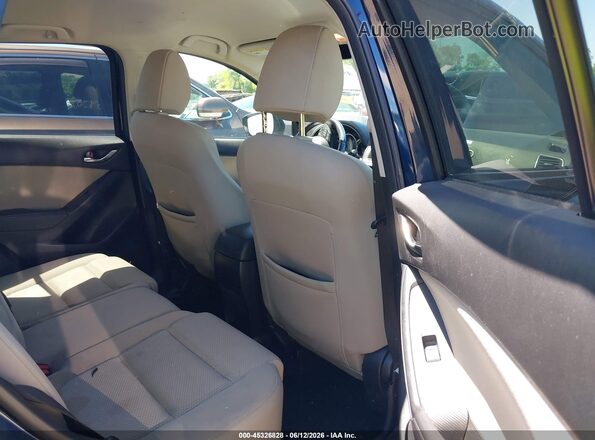 JM3KE4CYXG0908413 2016 MAZDA CX-5 Dark Blue Vista de la etiqueta del VIN