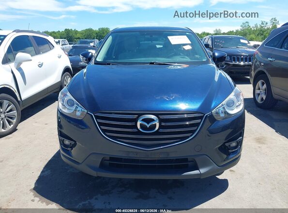 JM3KE4CYXG0908413 2016 MAZDA CX-5 Dark Blue Vista del cuadro de instrumentos