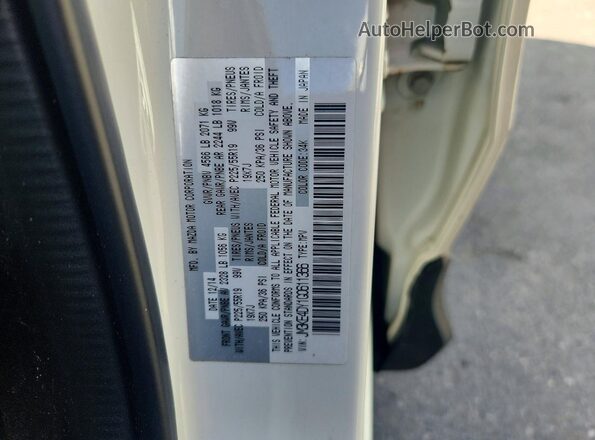 JM3KE4DY1G0611366 2016 MAZDA CX-5 White Vista de la etiqueta del VIN