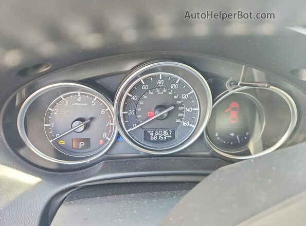 JM3KE4DY1G0611366 2016 MAZDA CX-5 White Vista del cuadro de instrumentos