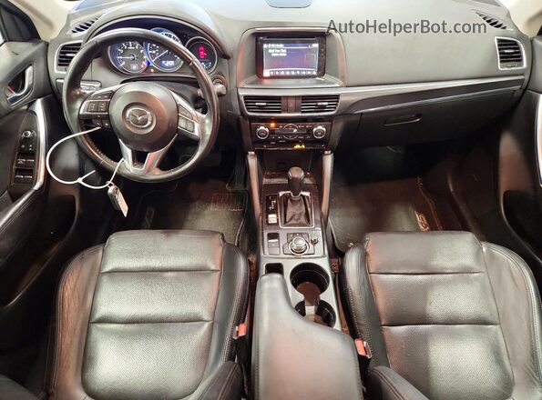 JM3KE4DY2G0722718 2016 MAZDA CX-5 Black Vista del salpicadero