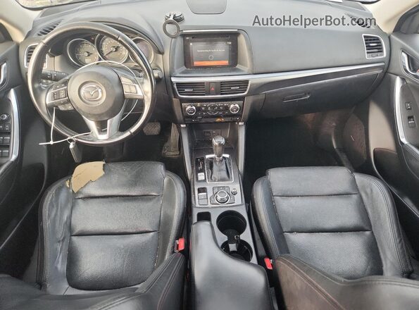 JM3KE4DY2G0902670 2016 MAZDA CX-5 Black Вид панелі приладів