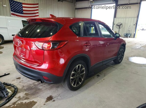 JM3KE4DY3G0641615 2016 MAZDA CX-5 Red უკანა მარჯვენა
