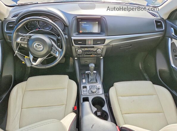 JM3KE4DY3G0785391 2016 MAZDA CX-5 Синий Вид панели приборов