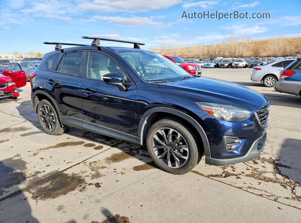 JM3KE4DY3G0785391 2016 MAZDA CX-5 Синий Передняя правая четверть
