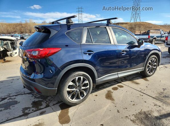 JM3KE4DY3G0785391 2016 MAZDA CX-5 Синий Задняя правая четверть
