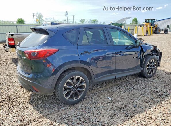 JM3KE4DY4G0731145 2016 MAZDA CX-5 Синий Задняя правая четверть