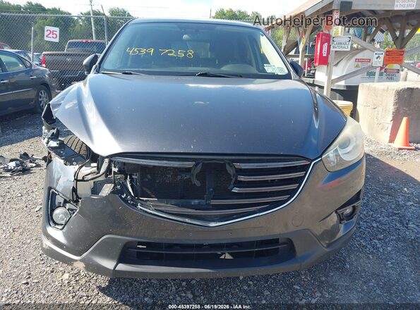 JM3KE4DY4G0759625 2016 MAZDA CX-5 Gray Rear interior view