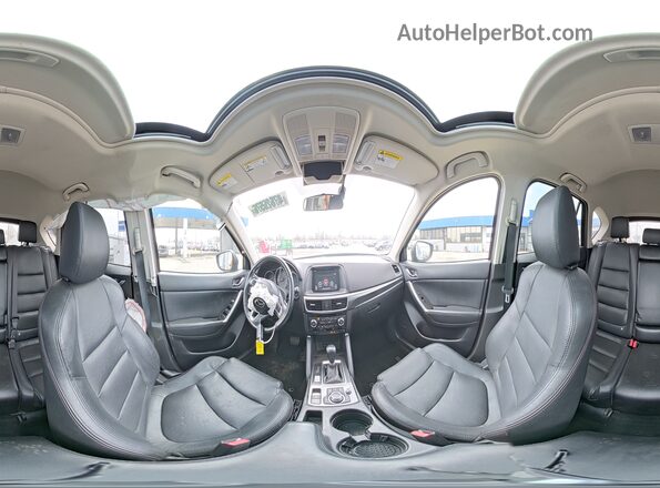 JM3KE4DY4G0771757 2016 MAZDA CX-5 Коричневый Панорамный вид салона 360°