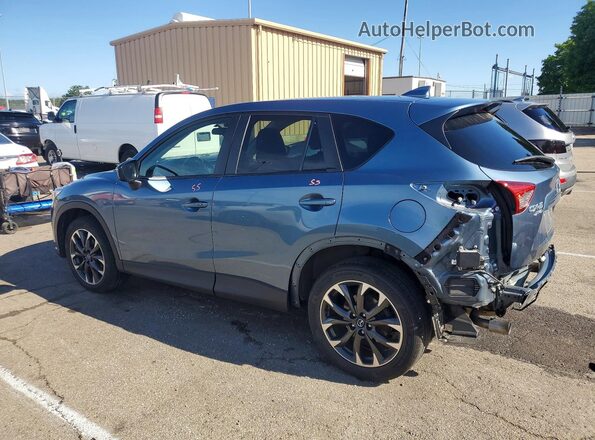 JM3KE4DY4G0782760 2016 MAZDA CX-5 Blue Задня ліва чверть
