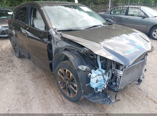 JM3KE4DY4G0809438 2016 MAZDA CX-5 Gray Vista frontal