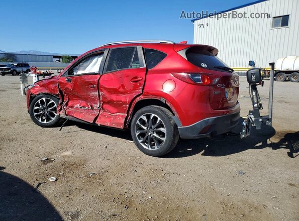 JM3KE4DY4G0821282 2016 MAZDA CX-5 Red Tył lewy