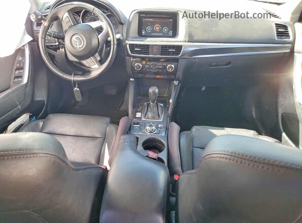 JM3KE4DY4G0821282 2016 MAZDA CX-5 Red Widok deski rozdzielczej
