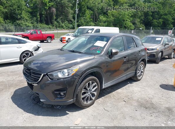JM3KE4DY5G0684434 2016 MAZDA CX-5 Gray Front left