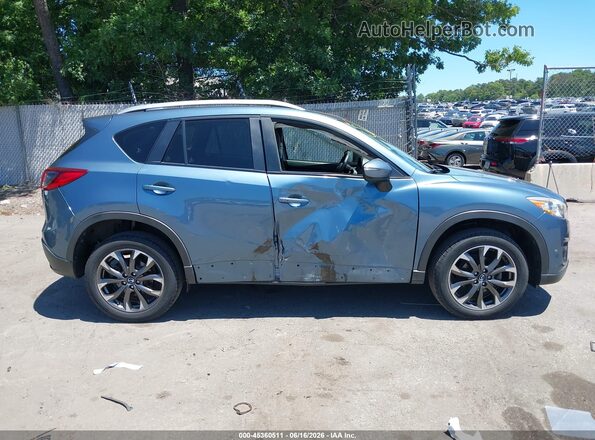 JM3KE4DY6G0777253 2016 MAZDA CX-5 Blue უკანა სალონის ხედი