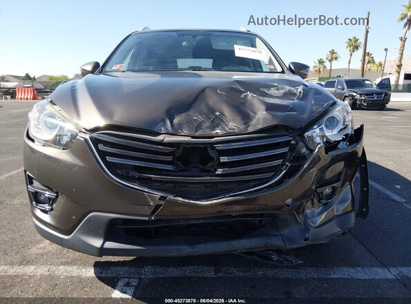 JM3KE4DY6G0870287 2016 MAZDA CX-5 Gray Dashboard view