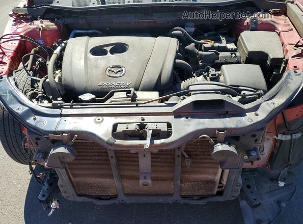 JM3KE4DY8G0777240 2016 MAZDA CX-5 Red Вид задньої частини салону