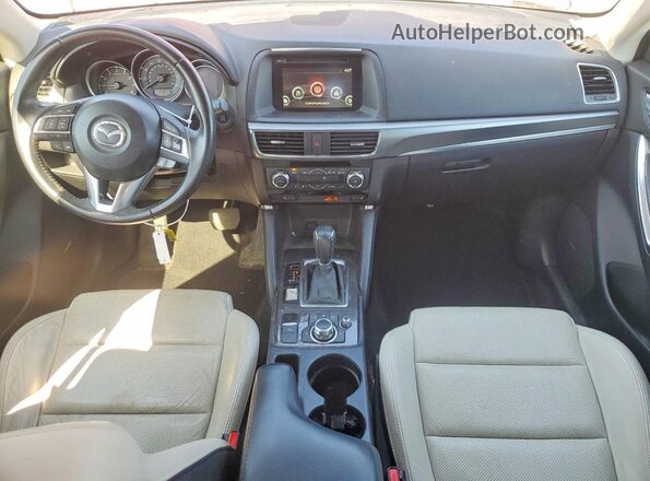 JM3KE4DY8G0919117 2016 MAZDA CX-5 Red წინა პანელის ხედი