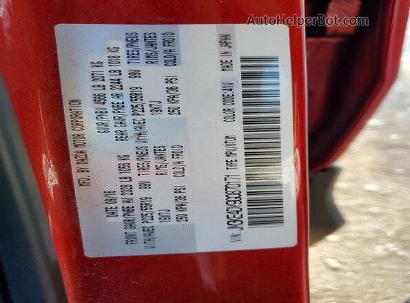 JM3KE4DY9G0870171 2016 MAZDA CX-5 Red 