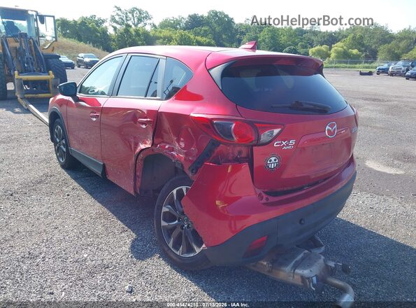 JM3KE4DYXG0648271 2016 MAZDA CX-5 Red Задня ліва чверть