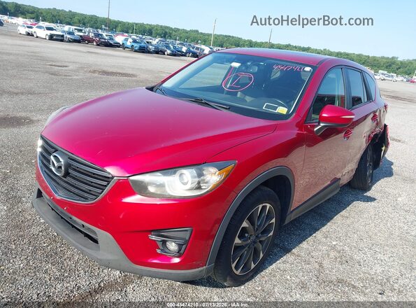 JM3KE4DYXG0648271 2016 MAZDA CX-5 Red Передня ліва чверть