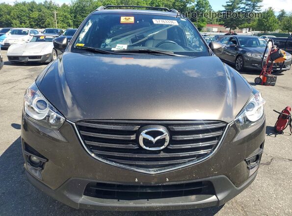 JM3KE4DYXG0752274 2016 MAZDA CX-5 Коричневый Вид спереди