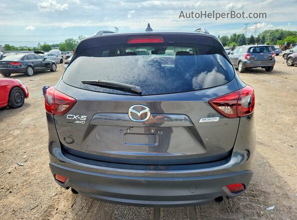 JM3KE4DYXG0809685 2016 MAZDA CX-5 Gray Rear view