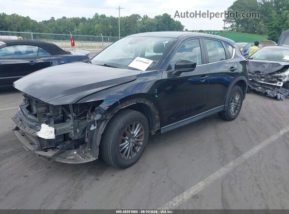 JM3KFABL3H0116686 2017 MAZDA CX-5 Черный Передняя левая четверть
