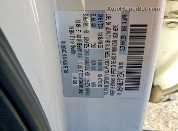 JM3KFABL8H0125240 2017 MAZDA CX-5 White Вид підкапотного простору