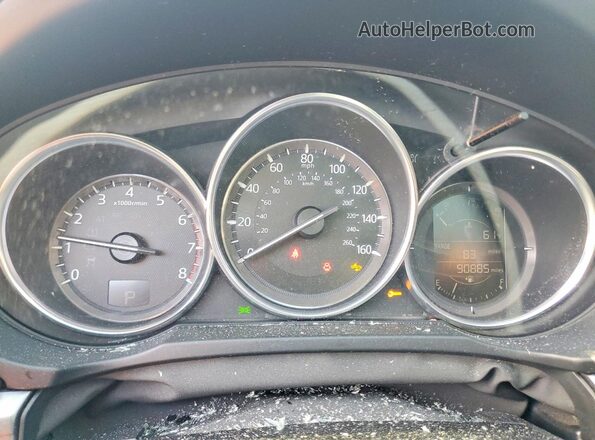 JM3KFABL8H0125240 2017 MAZDA CX-5 White Вид щитка приладів